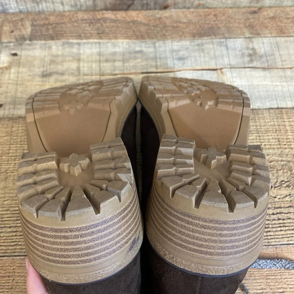 True Craft Markie Hiking Booties Womens Size 10 M Brown Tan Lace up Ankle Fabric - Picture 11 of 14